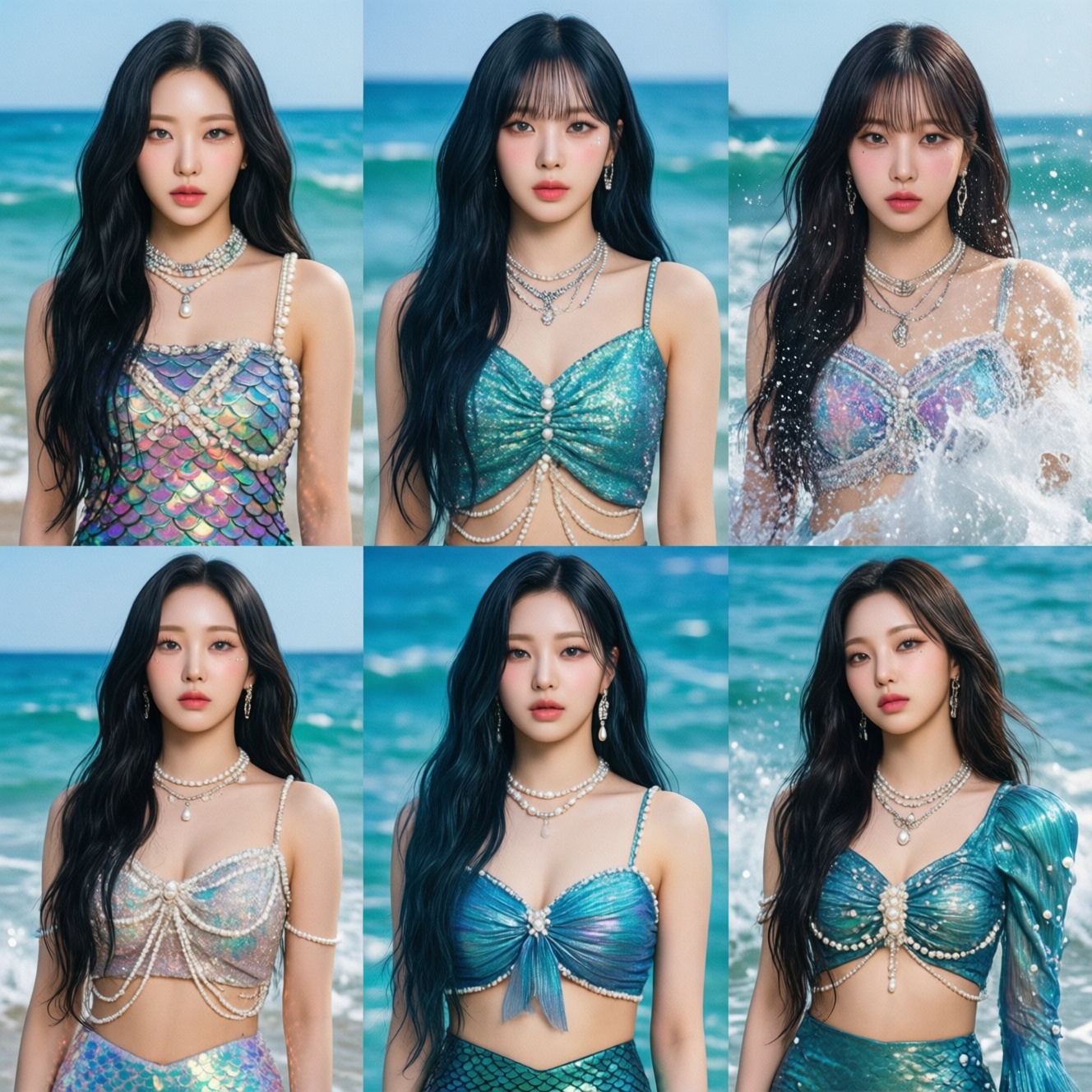 7 k-pop it girls, которые задают летний тренд mermaid chic